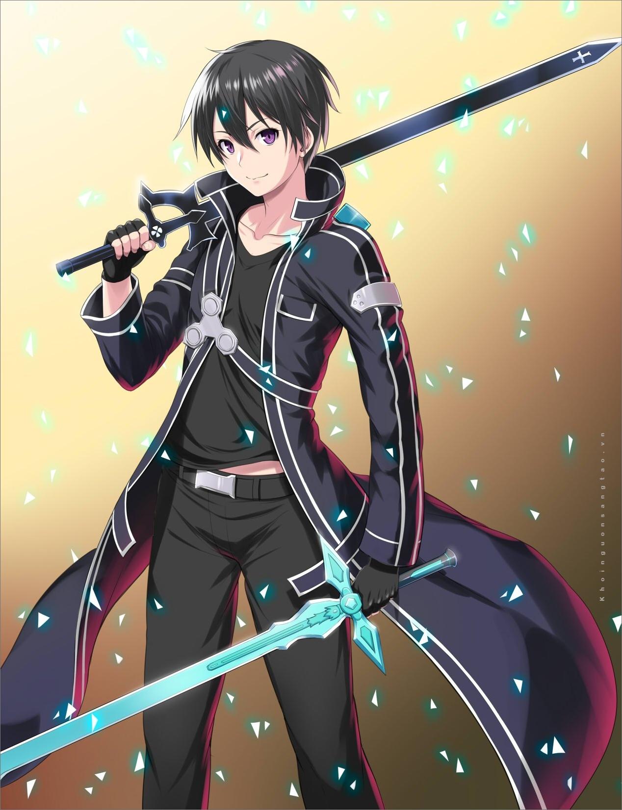 99+ hình ảnh nền anime Kirito ngầu, đẹp nhất