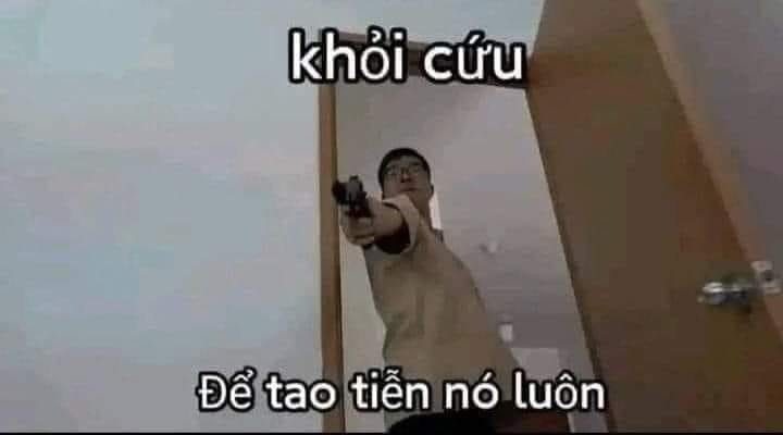 60+ meme cầm súng đẹp, dễ thương, ngầu, hài hước nhất