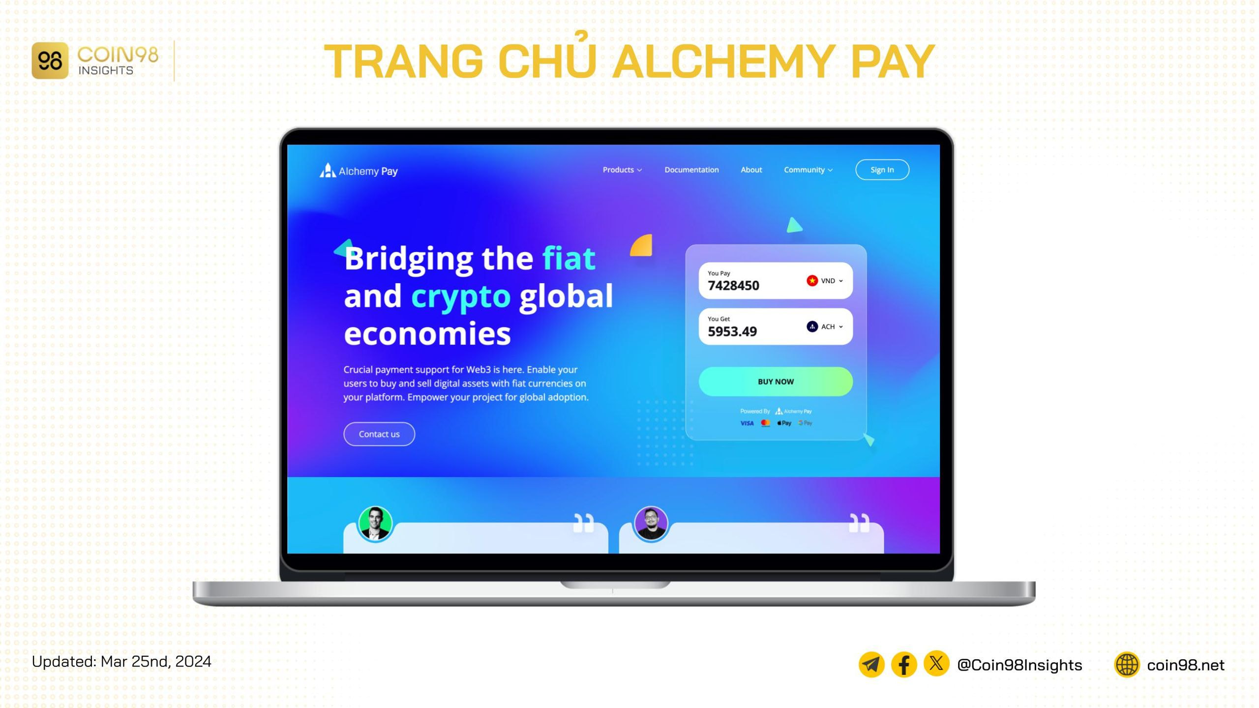 Alchemy Pay (ACH) là gì? Giải pháp thanh toán cho người dùng Web3