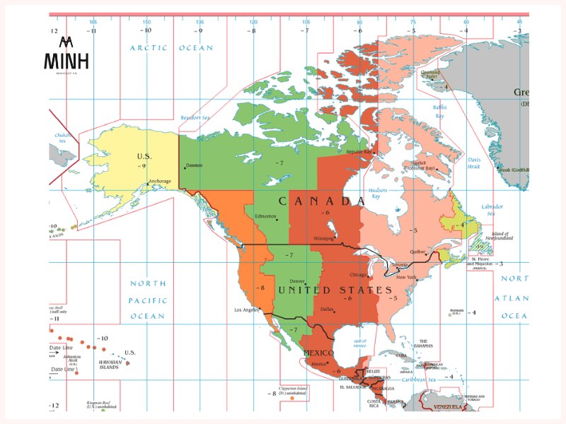 Múi giờ Canada là bao nhiêu? Canada cách Việt Nam bao nhiêu tiếng?