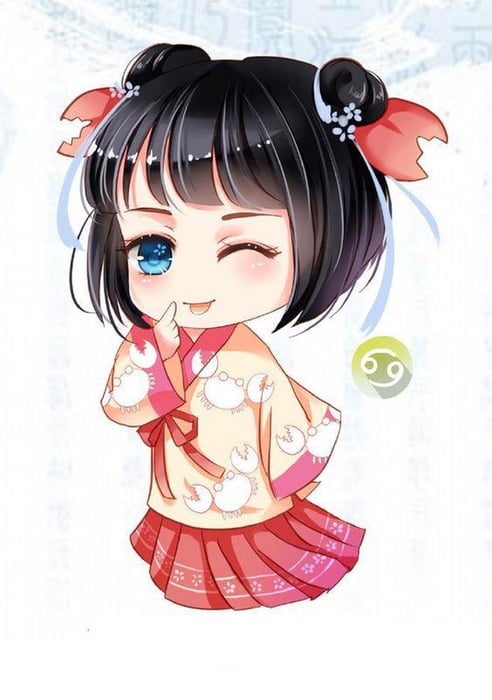 Hình Chibi 12 cung hoàng đạo đáng yêu tột bậc