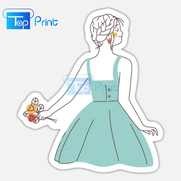 22+ Mẫu Sticker Cô Gái Cute, Dễ Thương