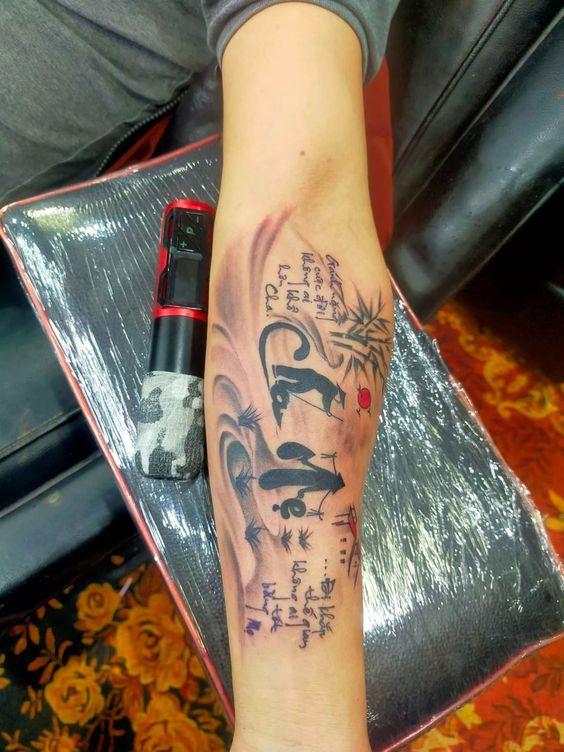 Tổng hợp 888+ hình xăm chữ cha mẹ ý nghĩa, ấn tượng - Genztattoo