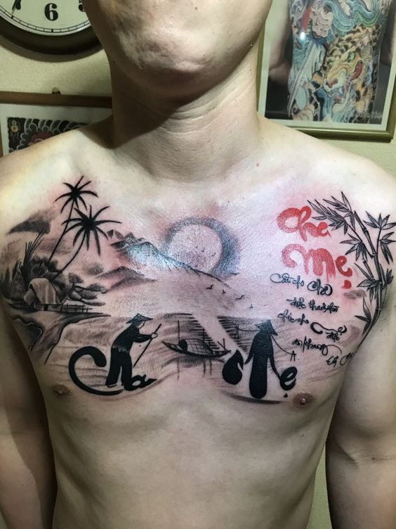 Tổng hợp 888+ hình xăm chữ cha mẹ ý nghĩa, ấn tượng - Genztattoo