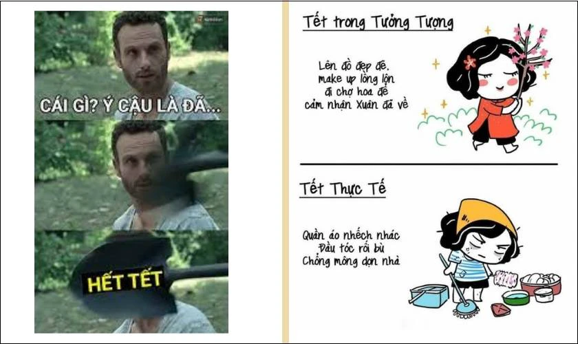 Sưu tầm 50+ mẫu meme Tết độc đáo cho Tết 2024