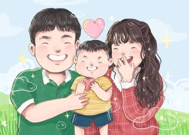 70+ ảnh gia đình chibi đẹp, hạnh phúc tràn ngập tiếng cười