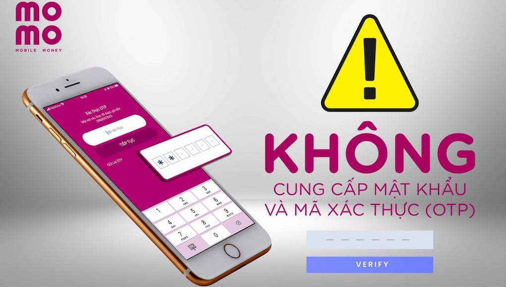 Ví MoMo tiếp tục khuyến cáo người dùng tự bảo vệ bản thân