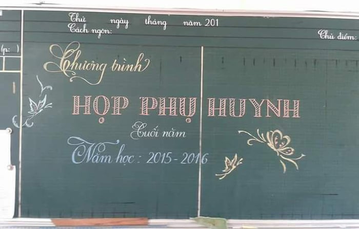 Danh Sách 100+ Mẫu Trang Trí Bảng Họp Phụ Huynh Đẹp