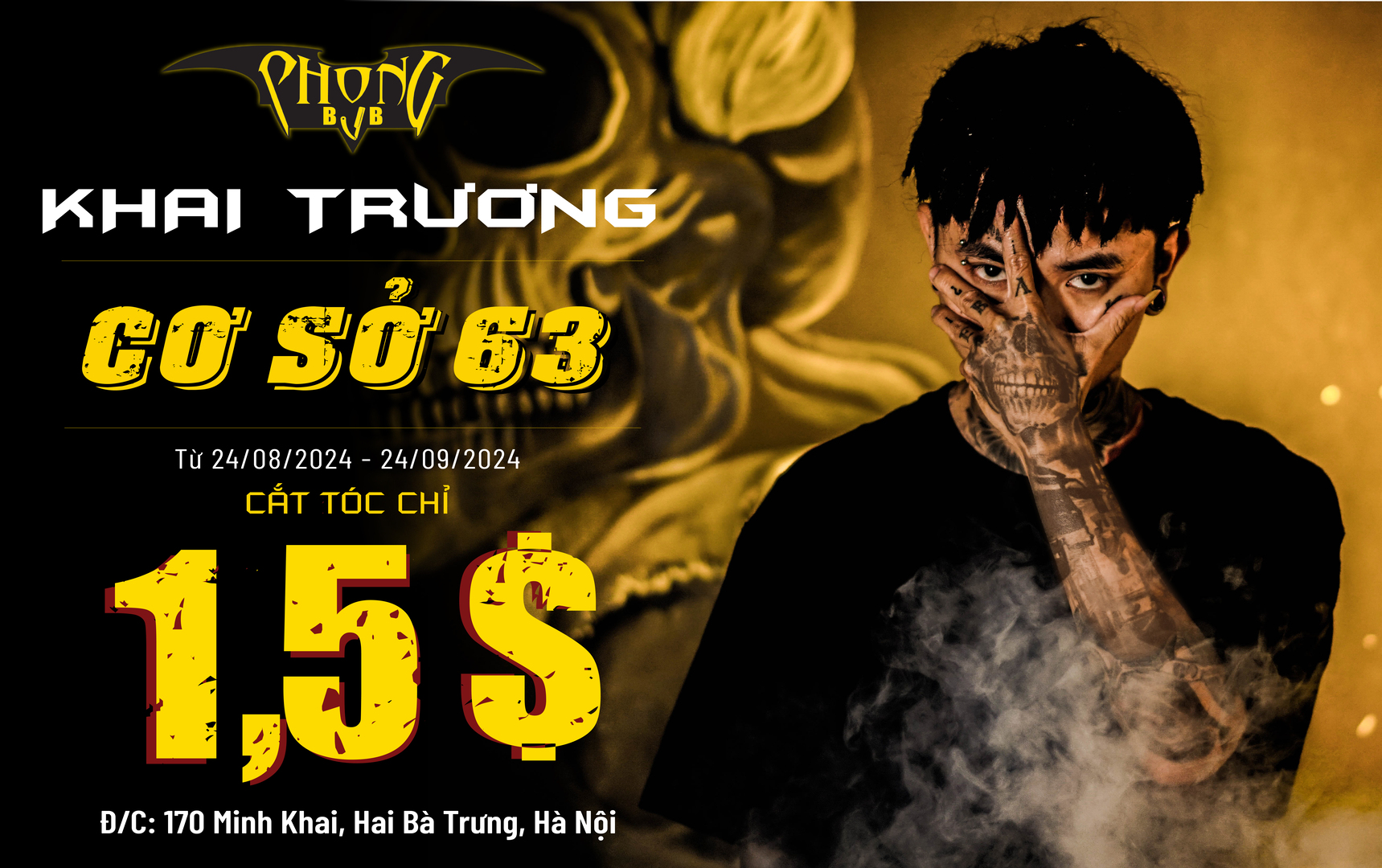 Bật mí: Tiệm cắt tóc nam chỉ 35k tại Phong BvB 170 Minh Khai - Hai Bà Trưng