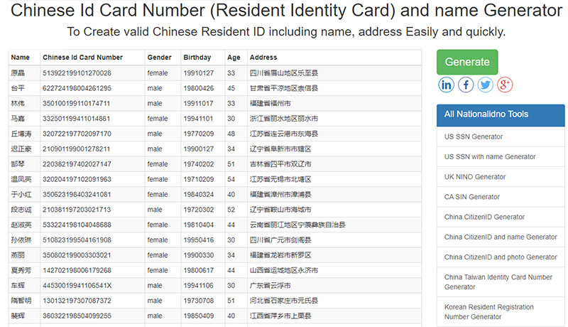 Nhận và tạo mới CMND Trung Quốc FREE [ Mới nhất 2024 ]