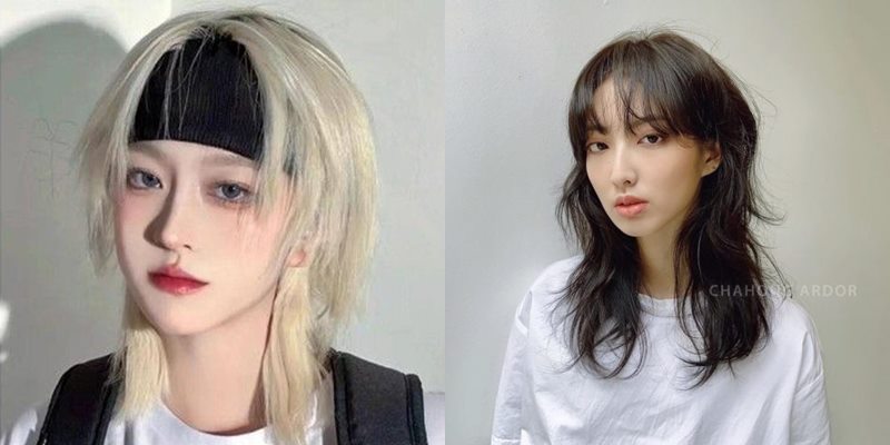 15+ kiểu tóc mullet layer wolfcut đẹp cá tính hot trend 2024