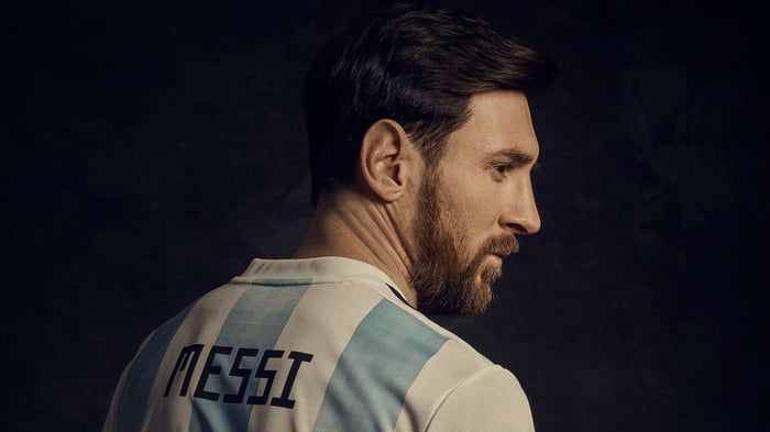 Hình nền đẹp của Messi, hiệu ứng 3D tuyệt vời