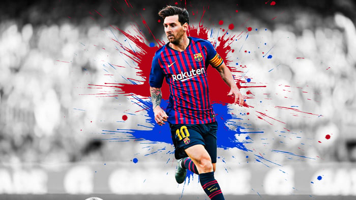 Hình nền đẹp của Messi, hiệu ứng 3D tuyệt vời